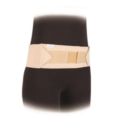 Vulkan sacro belt beige sacroiliac support belt worn low around the waist