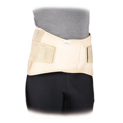 Vulkan sacro lumbar support 2065 beige lumbar brace with metal stays worn on the lower back