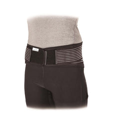 vulkan sacro lumbar support black back brace worn around lower back