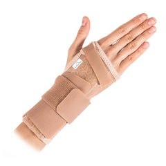 vulkan short wrist splint 2182 beige wrist brace worn on hand