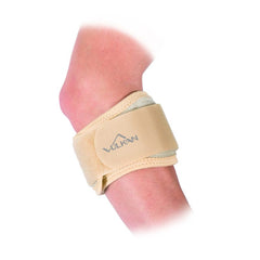 vulkan tennis elbow support strap with silicone pad worn on the forearm