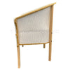 Image of Basketweave Bedside Commode Side View