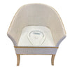 Image of Basketweave Bedside Commode Top View