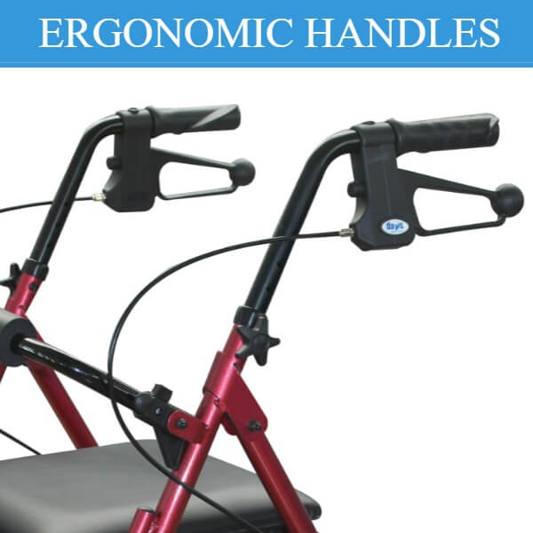 DAYS 102 Series Lightweight Slim Indoor Walker Ergonomic Handles