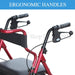 DAYS 2-IN-1 Hybid Walker and Transit Chair Ergonomic Handles