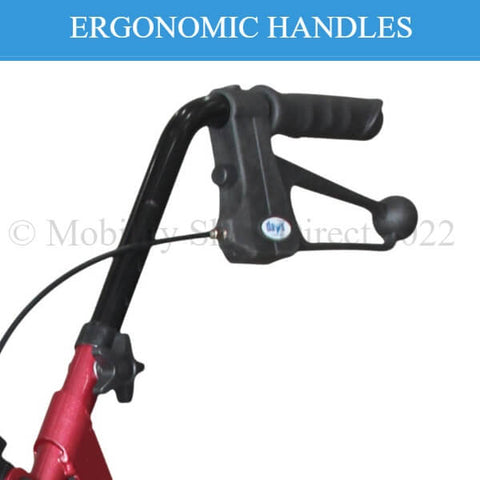 Multi Adjustable Narrow Outdoor Walker Ergonomic Handles