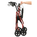 DRIVE R8 Aluminium Four Wheel Rollator Easy to Transport