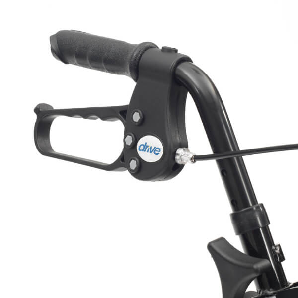 DRIVE R8 Aluminium Four Wheel Rollator Looped Cable Brakes