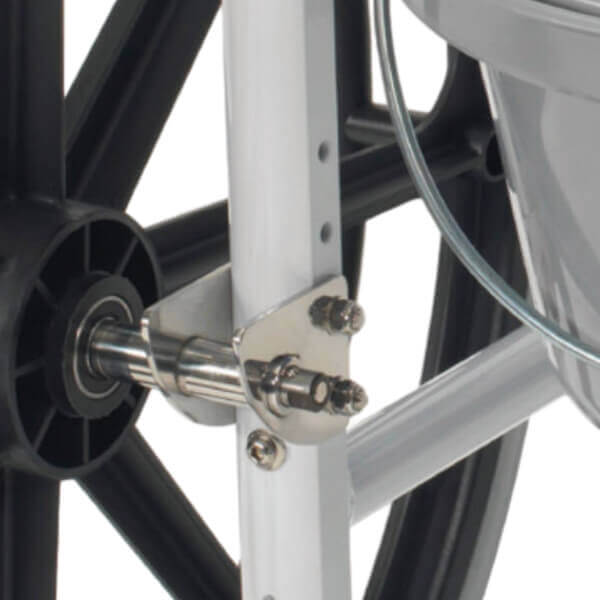 DRIVE Aston Compact Mobile Shower Commode Durable Wheel Bearings
