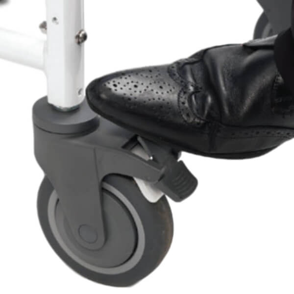 DRIVE Aston Compact Mobile Shower Commode Lockable Wheels for Safety