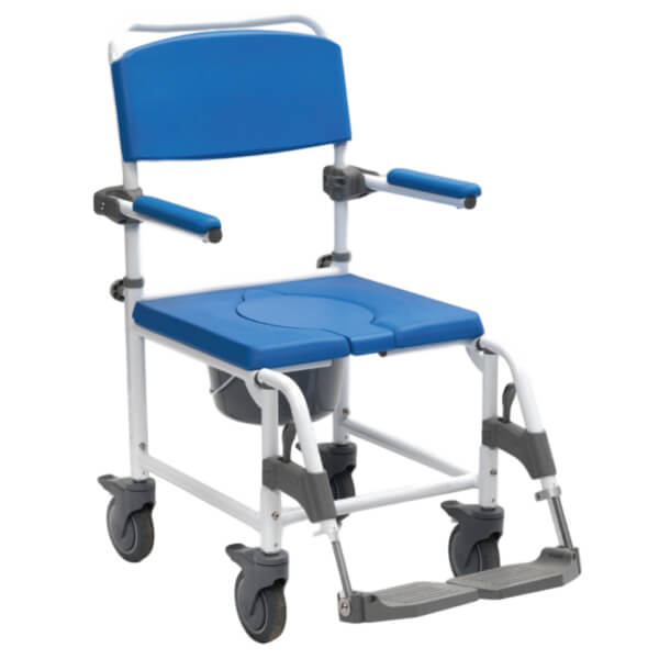 Auto Bath Commode DRIVE Aston Mobile Shower Commode. Compact & Practical.