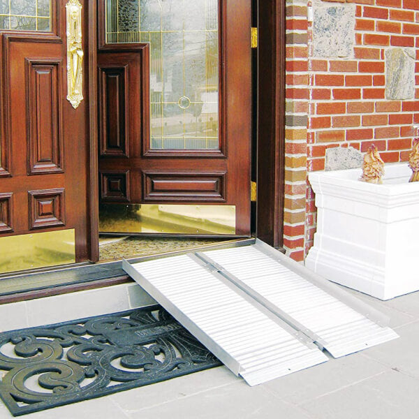 DRIVE Portable Folding Wheelchair Ramp 272kg at Front Doorsteps