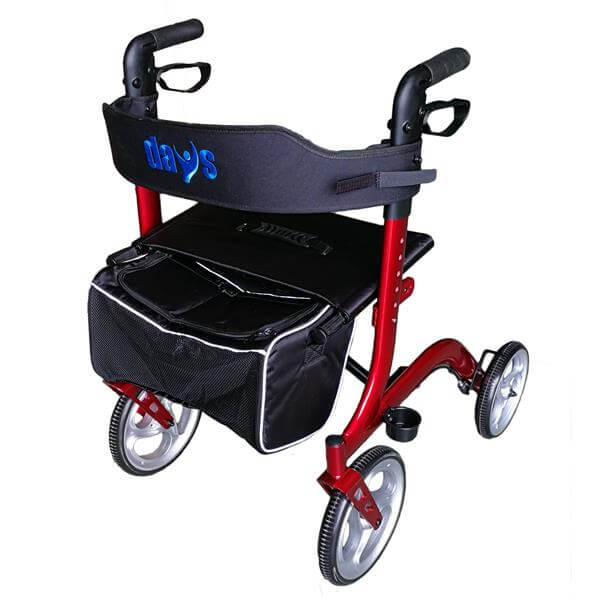 Days-Deluxe-Rollator-Red-(HCT-9137DR)