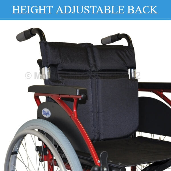 Days Link Self Propelled Wheelchair Adjustable Back Height