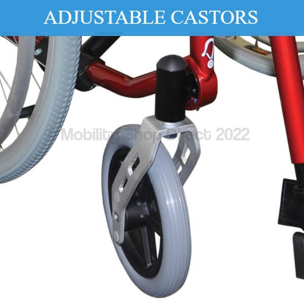 Days Link Self Propelled Wheelchair Adjustable Castors