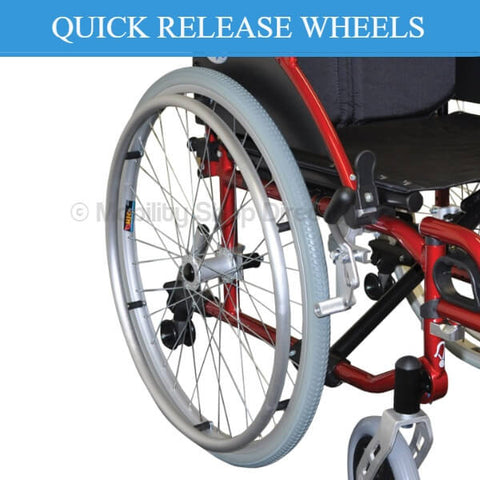 Days Link Self Propelled Wheelchair Quick Release Wheels