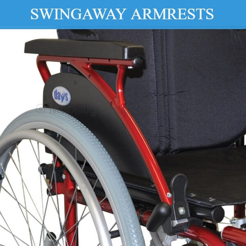 Days Link Self Propelled Wheelchair Swingaway Armrests