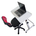 Days Over Bed Table with Laptop and Chair