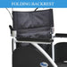 Days Swift Transit Attendant Wheelchair Folding Backrest