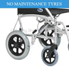 Image of Days Swift Transit Attendant Wheelchair Solid Tyres