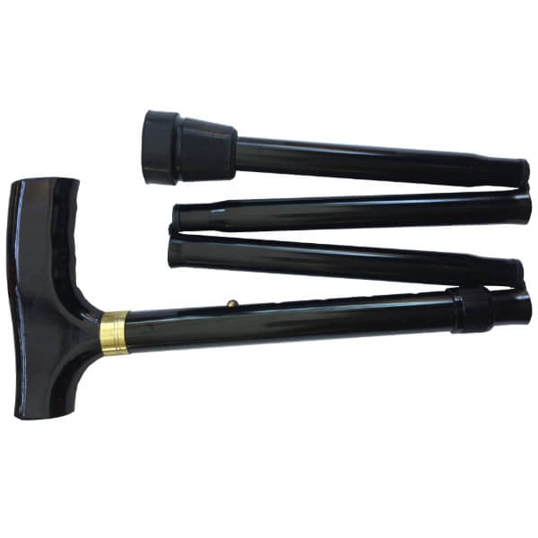 Days T-Handle Folding Walking Stick DAYS-20061LBK