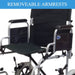 Days Whirl Attendant Propelled Wheelchair Removeable Armrests