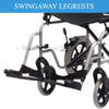 Image of Days Whirl Attendant Propelled Wheelchair Swingaway Leg Rests