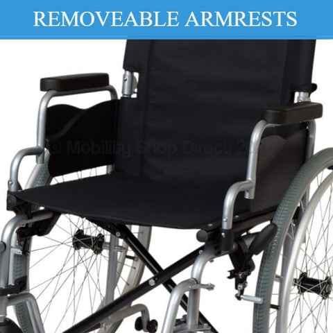 Days Whirl Self Propelled Wheelchair Removeable Armrests
