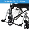 Image of Days Whirl Self Propelled Wheelchair Swingaway Leg Rests
