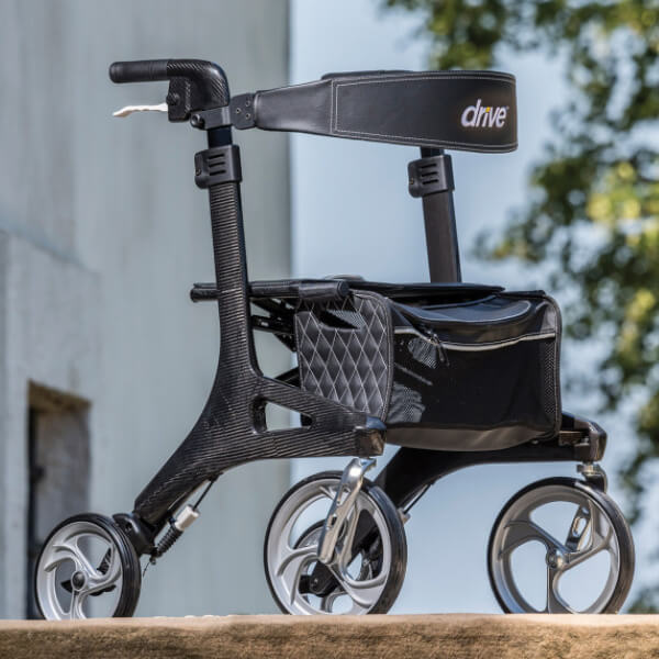 Drive Nitro Carbon Fibre Rollator Outdoors