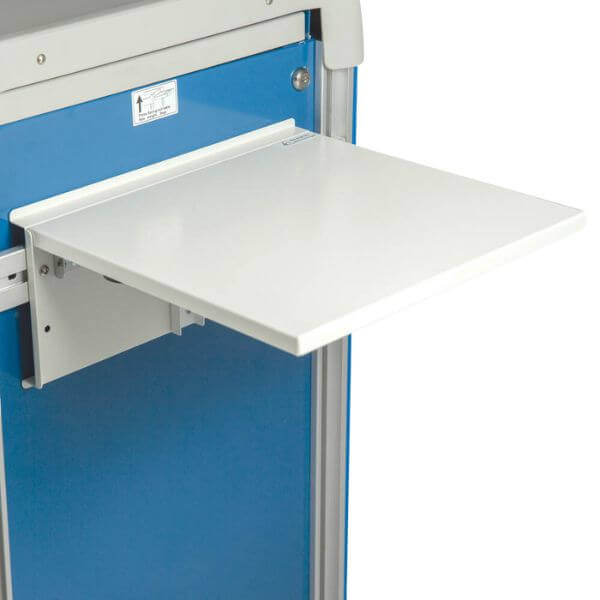 Drop Down Side Shelf for Medical Trolley