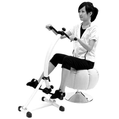Dual-Purpose Pedal Exerciser Woman Exercising
