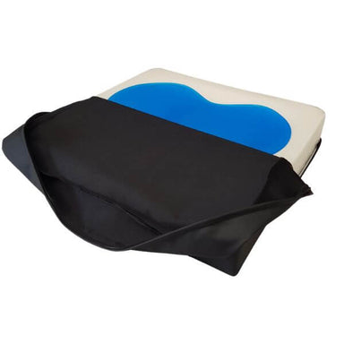Dual Gel Contour Seat Foam Cushion Half Cover Removed