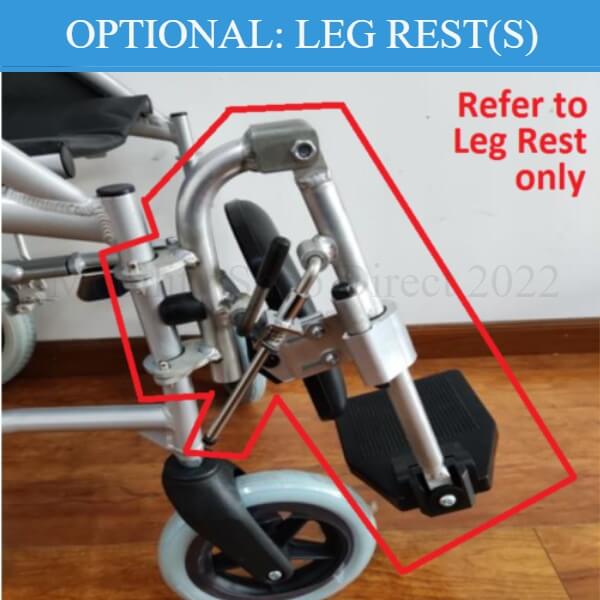 Elevating Leg Rests for Days Swift Wheelchairs