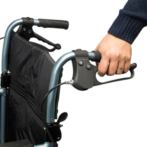 Attendant Propelled Wheelchair 16 Inch with Seatbelt