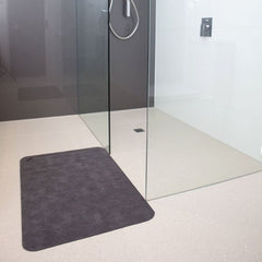 Low Profile Absorbent Non-Slip Floor Mat 60 x 90cm Near Shower