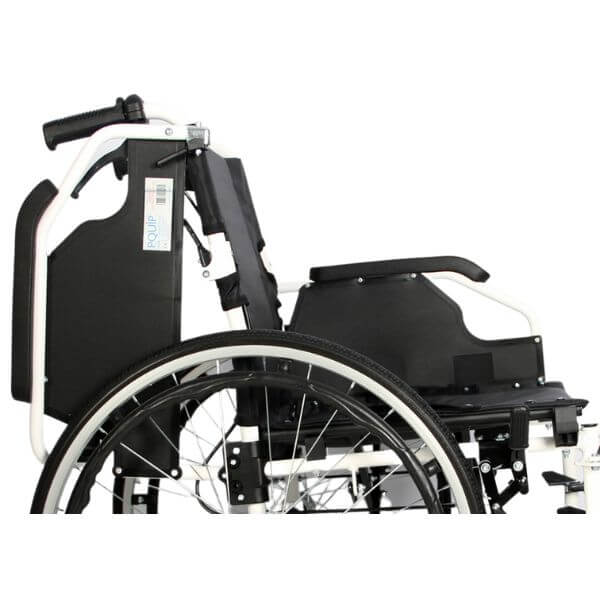 Foldable Lightweight Self Propelled Wheelchair with Flip Up Armrest Side Wheels