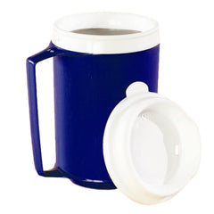 HOMECRAFT Insulated Mug with Tumbler Lid 355ml Blue