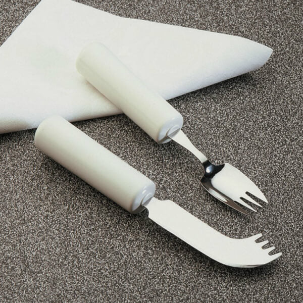 HOMECRAFT Queens One Handed Built Up Cutlery Set Grey
