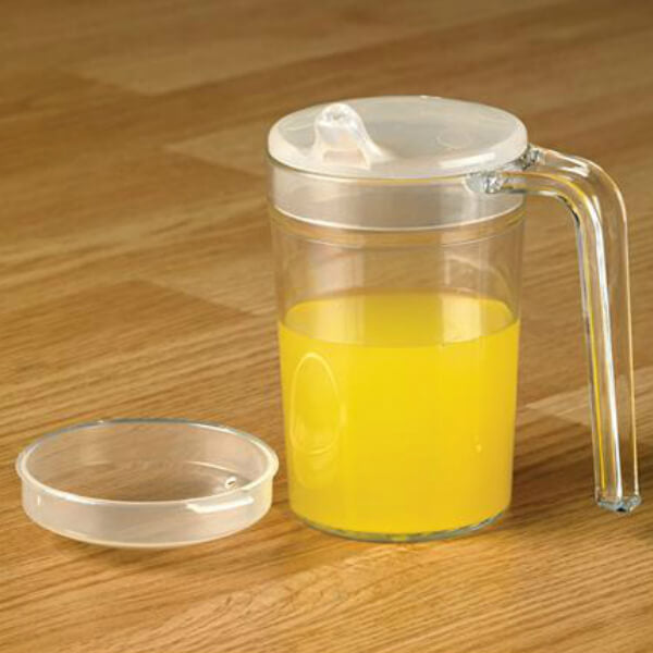 HOMECRAFT Shatterproof Mug with Sprout and Recessed Lids 400ml