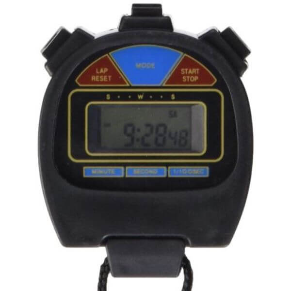 Handheld Stopwatch with Large Buttons and Lanyard. Lightweight ...