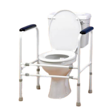 Homecraft Adjustable Height and Width Toilet White Background
