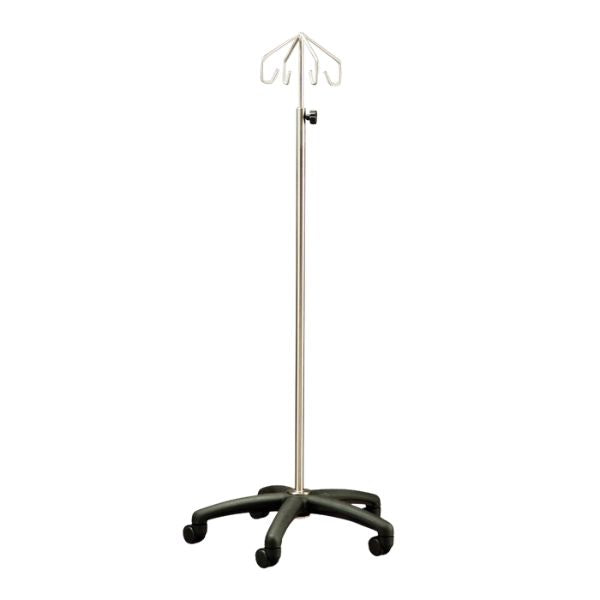 IV Pole with Nylon Base 4 Hooks 1420-2380mm