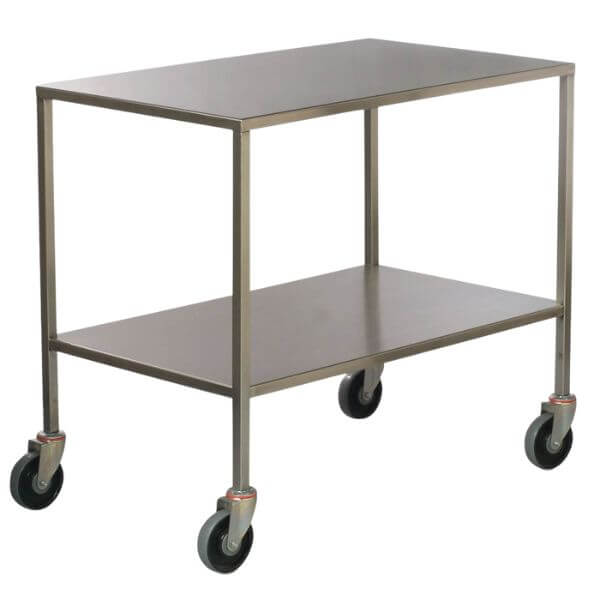 Large Medical Instrument Trolley. Durable, Versatile, and Practical.