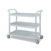 Image of Medical Utility Cart 1100mm x 52mm with 3 Shelves No Panel