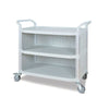 Image of Medical Utility Cart 1100mm x 52mm with 3 Shelves With Panel