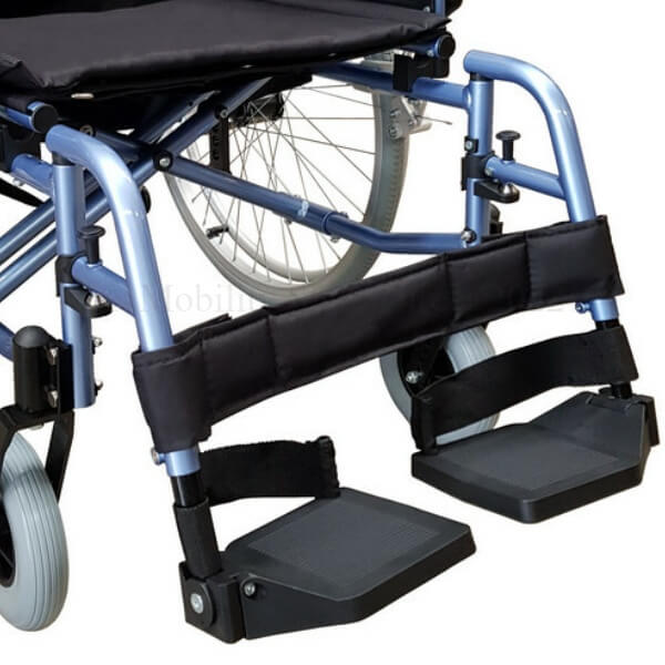 Multi Adjustable 20 Inch Aluminium Wheelchair PA208 Footrests