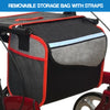 Image of PQUIP Compact Portable Outdoor Rollator PAB350 Convenient Removable Storage Bag with Straps