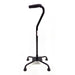 PQUIP Quad Tip Large Cane With TPR Handle Black Right