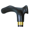 Image of PQUIP Small Ortho Palm Handle Cane Black